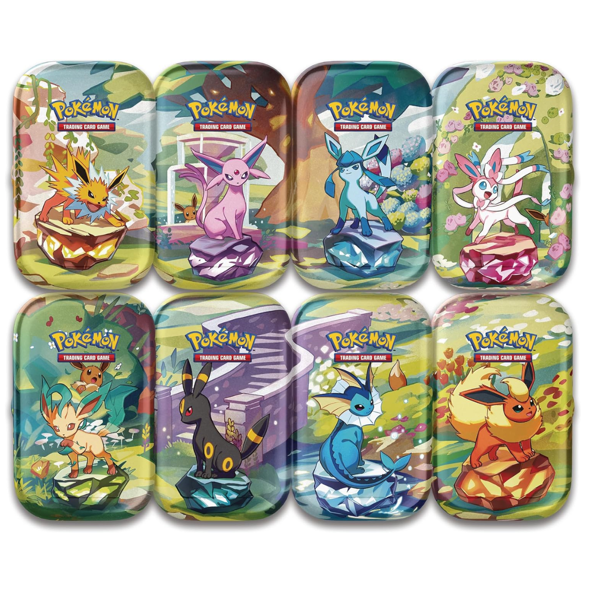 Prismatic Evolutions: Mini Tin Display