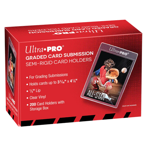 Semi-Rigid Card Sleeves for Grading 1/2-Inch | Ultra Pro | 100/200 Units