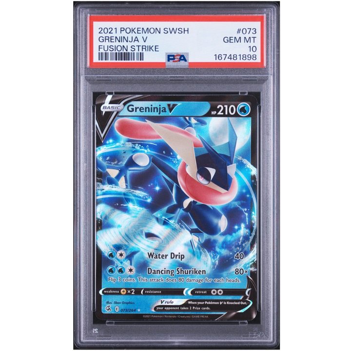 Greninja V (073/264) | PSA 10 - Fusion Strike