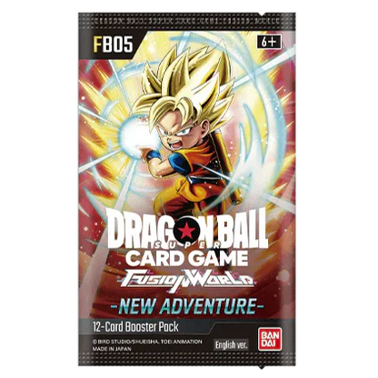FB05 Booster Pack | New Adventure | Fusion World | DRAGON BALL | English
